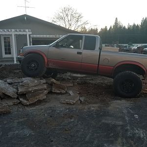 Driveway wheelin oppo side