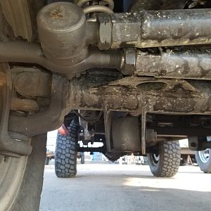 Passenger side tie rod