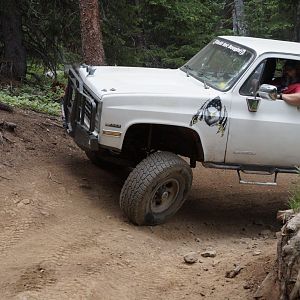 Entering tight turn