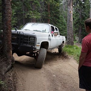 Barely fit tight turn