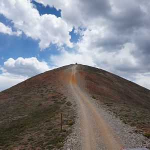 coming down Red Cone