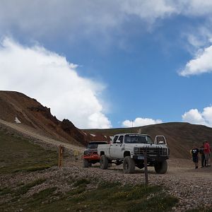 Webster Pass looking back to Red Cone