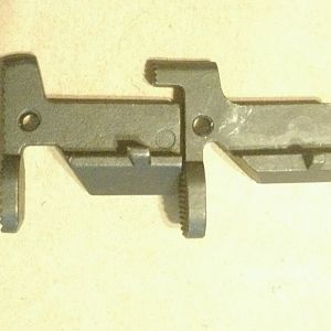 DPMS GII vs DPMS Gen1 bolt catch (GII on right)