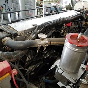 Mark VII & Volvo fans installed