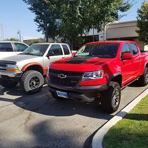 Next to a new ZR2