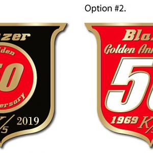 50th Blazer Badge render