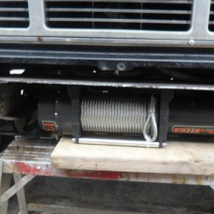 85GMCJD winch bumper build1