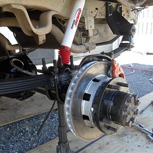 85GMCJD rear disc brake conversion