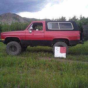85GMCJD little long range shooting, driving home steering felt real loose