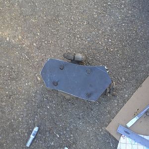 85GMCJD 1/4" plate for frame inside and out to box with welded tubing sleeves