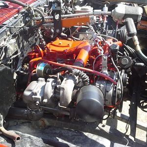 I had to modify the ac housing and rear heater hose routing