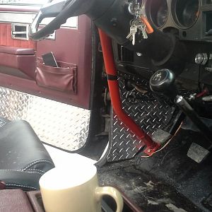 Checker plate drivers kick