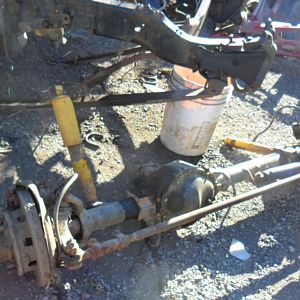 the 30 spline 10 bolt 8 lug front had a bent tube, but could be straightened