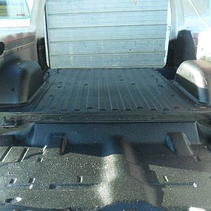 I sprayed the floor with Rino truck bed liner