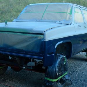 Drivers side blue