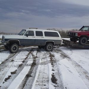 I had to beaf up the rear springs after this pull, and still had not done cross over steering
