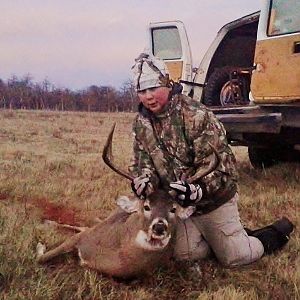 some hunting duty for my youngest boys wide but weird whitetail