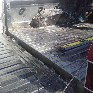 rear floor welded up