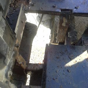 rear seat foot wells cut out