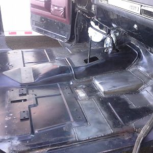 some of the front metal work