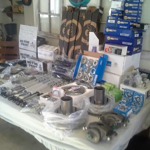 I knew it would be a bit of mall crawler, He wanted me to build up a very nice set of 1/2 ton 6 bolt diffs. all new components inside