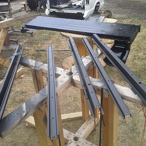 all the braces from the wood floor were great, so we re used them