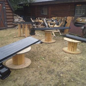 I knew these cable spools needed to be kept for something