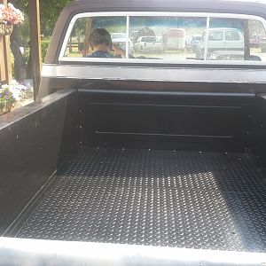I like it better than the wood floor for stuff like we will do with the truck.  I hope it hauls out a 6x6 bull elk next fall