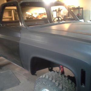 this truck is going to be 1980 z/28 gold and tuxedo black now when it gets paint, cant wait to see that