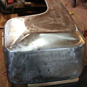 Really nice factory fenders to strip and check for rust