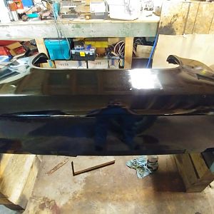 before the exoxy we chemical treated the minor surface pitting to get it clean...it will all get filled later with poly spray filler and block sanded