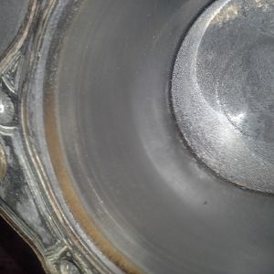 still cross hatching showing on the cylinder walls