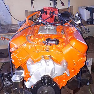 So we put it back together after putting in a new oil pump just for good measure, and installed new balancer, distributor,water pump etc