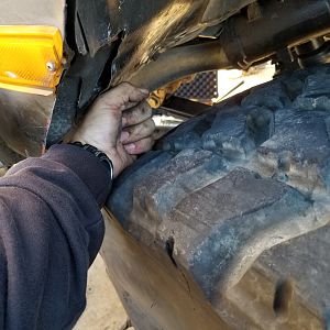 Core support clearance 2