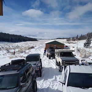 At the cabin