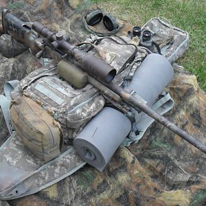 My 338 Lapua Mag I built for long range.