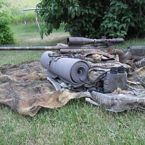 way later at barrel # 3 and around 7000 rounds on the action and 300 on this barrel