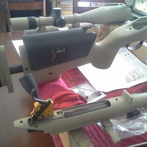 another 338 Lapua Mag remington 700 MLR build...This one for my cousin