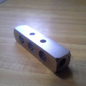 the 300 win mag Tikka is light so I added two top ports to keep muzzle rise minimal...square