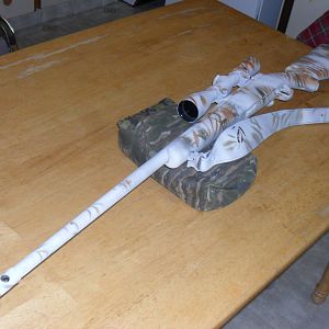 a flat side brake for a 338 win mag Ruger M77 MarkII.  Timney trigger at 2lbs, 11 deg crown on shilan barrel and it shoots 1/4 MOA