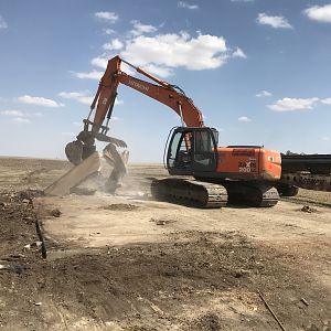 Concrete removal.