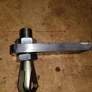 Limit strap bracket
