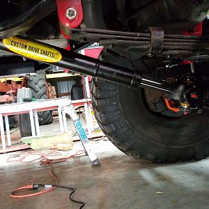 driveshaft mounted