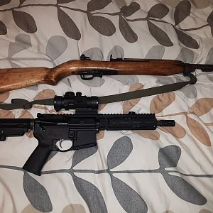 8.5" PSA 300BO and M1 Carbine