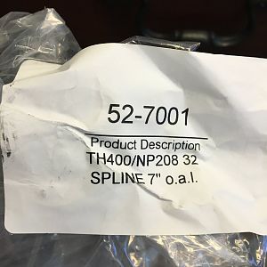 TH400 Output PN