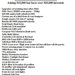 87 K5 Details