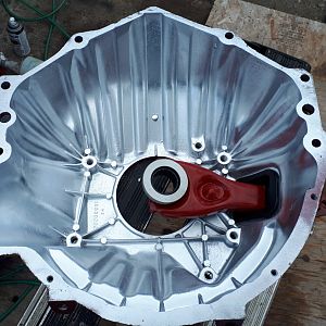 Bell housing all cleaned up