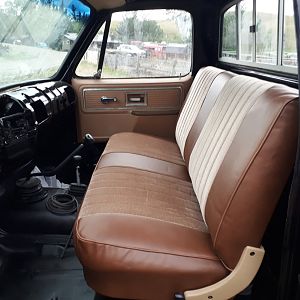 New seat upholstery lmc stuff