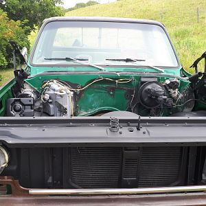 Frame and Under hood prep done