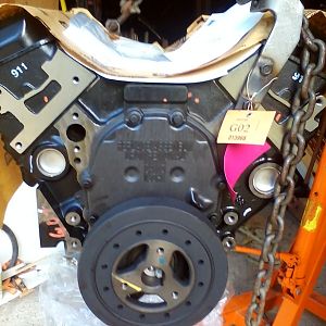 Plastic timing cover